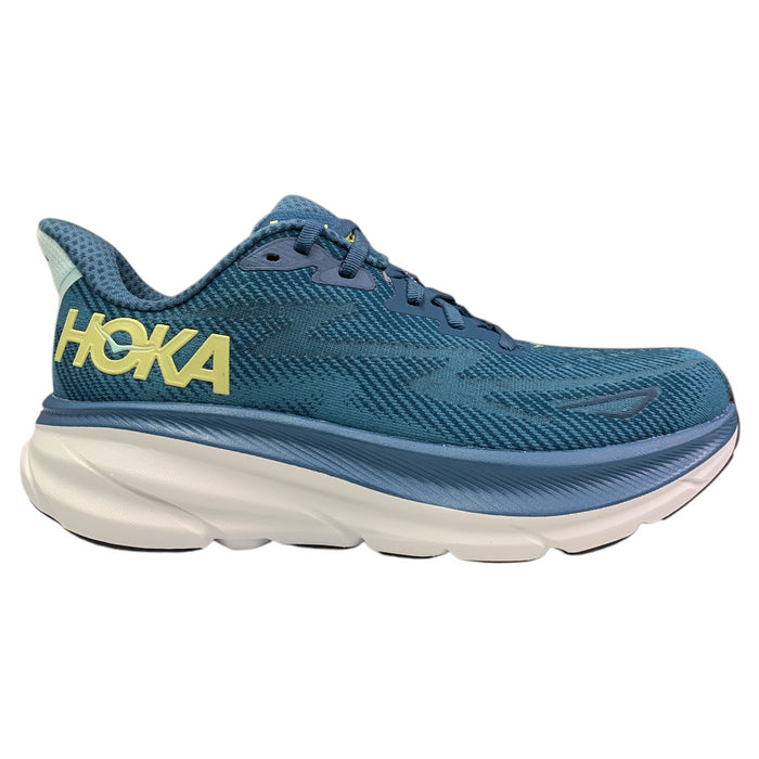 Hoka One One Men's Clifton 9 Comfort Lace Up Low Top Running Athletic Sneaker