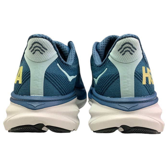 Hoka One One Men's Clifton 9 Comfort Lace Up Low Top Running Athletic Sneaker