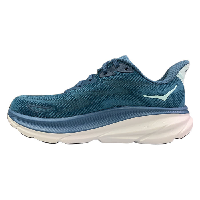 Hoka One One Men's Clifton 9 Comfort Lace Up Low Top Running Athletic Sneaker