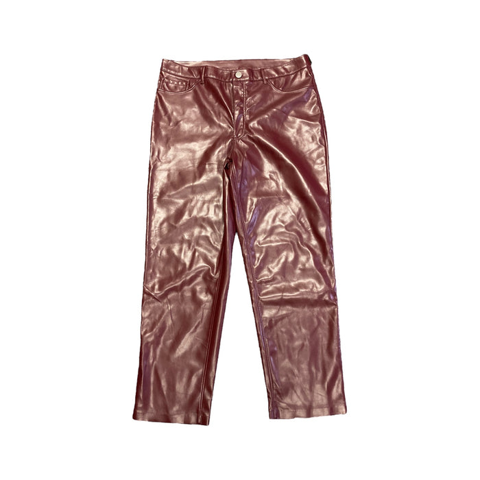 Joie Limited Edition Women's Faux Leather Straight Leg Pant