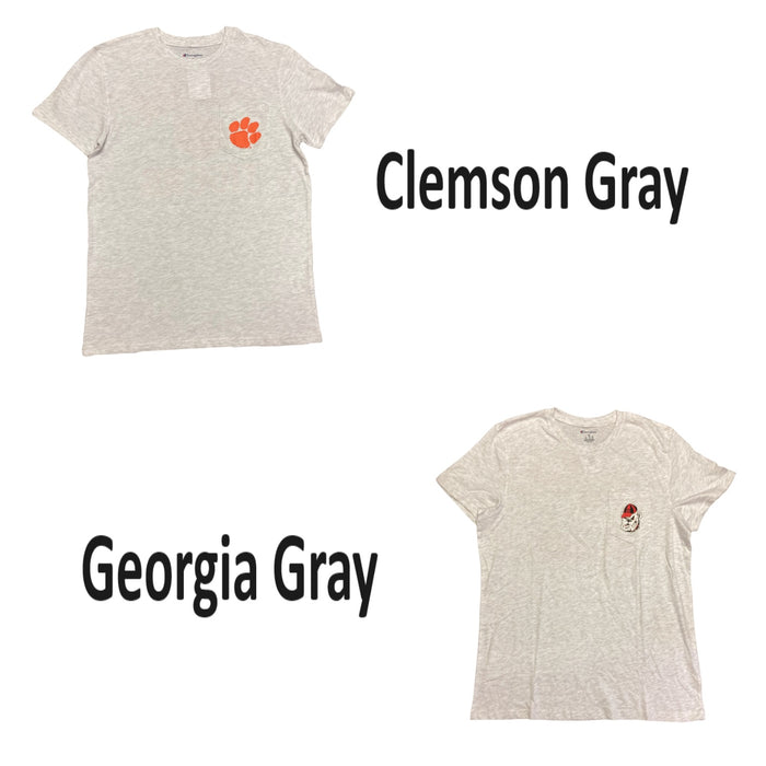 Champion Women's NCAA Logo Chest Pocket Short Sleeve T-Shirt