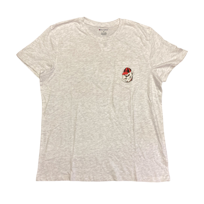 Champion Women's NCAA Logo Chest Pocket Short Sleeve T-Shirt