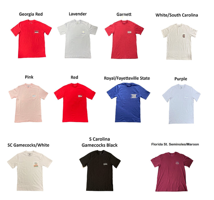 Champion Women's NCAA Logo Short Sleeve Chest Pocket T-Shirt