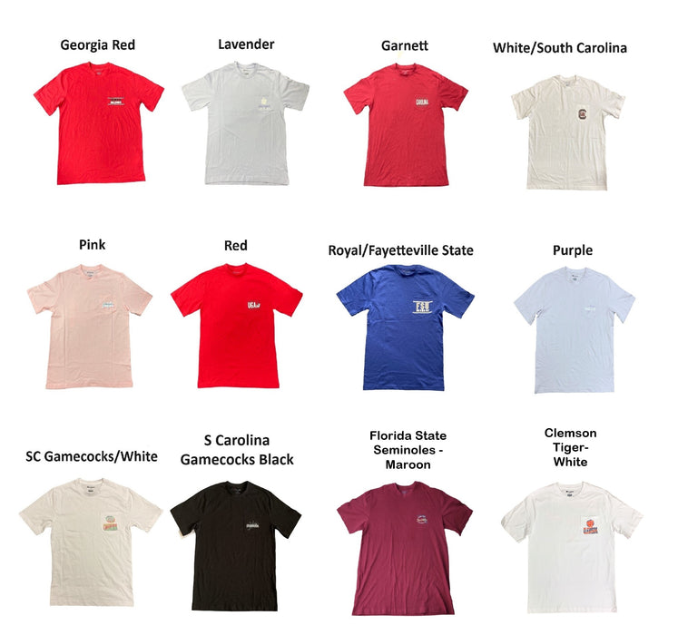 Champion Women's NCAA Logo Short Sleeve Chest Pocket T-Shirt