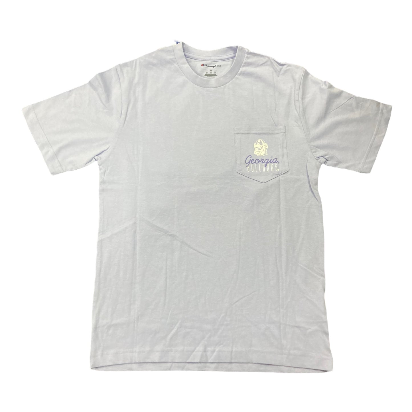 Champion Women's NCAA Logo Short Sleeve Chest Pocket T-Shirt