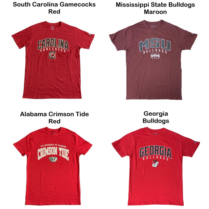 Champion Men's NCAA Short Sleeve Classic Fit Crew Neck Tee, CBMCJ1BSAM