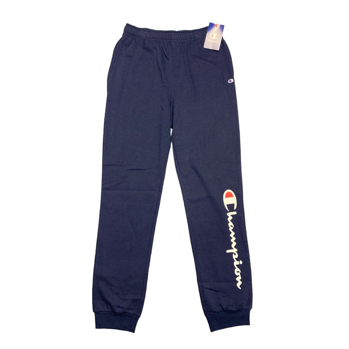 Champion Boy's Powerblend Block Style Logo Fleece Joggers