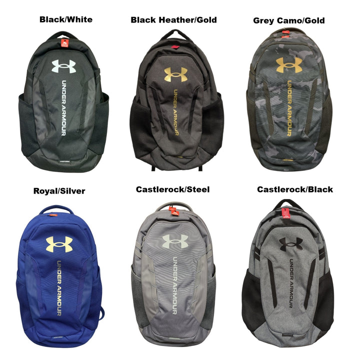 Under Armour UA Hustle 6.0 Water-Resistant Backpack, 16" Padded Laptop Sleeve