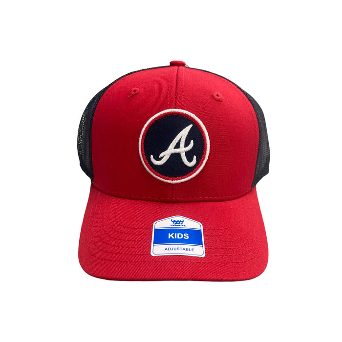 Genuine Merchandise Fan Favorite Kid's Atlanta Braves Logo Truck Hat