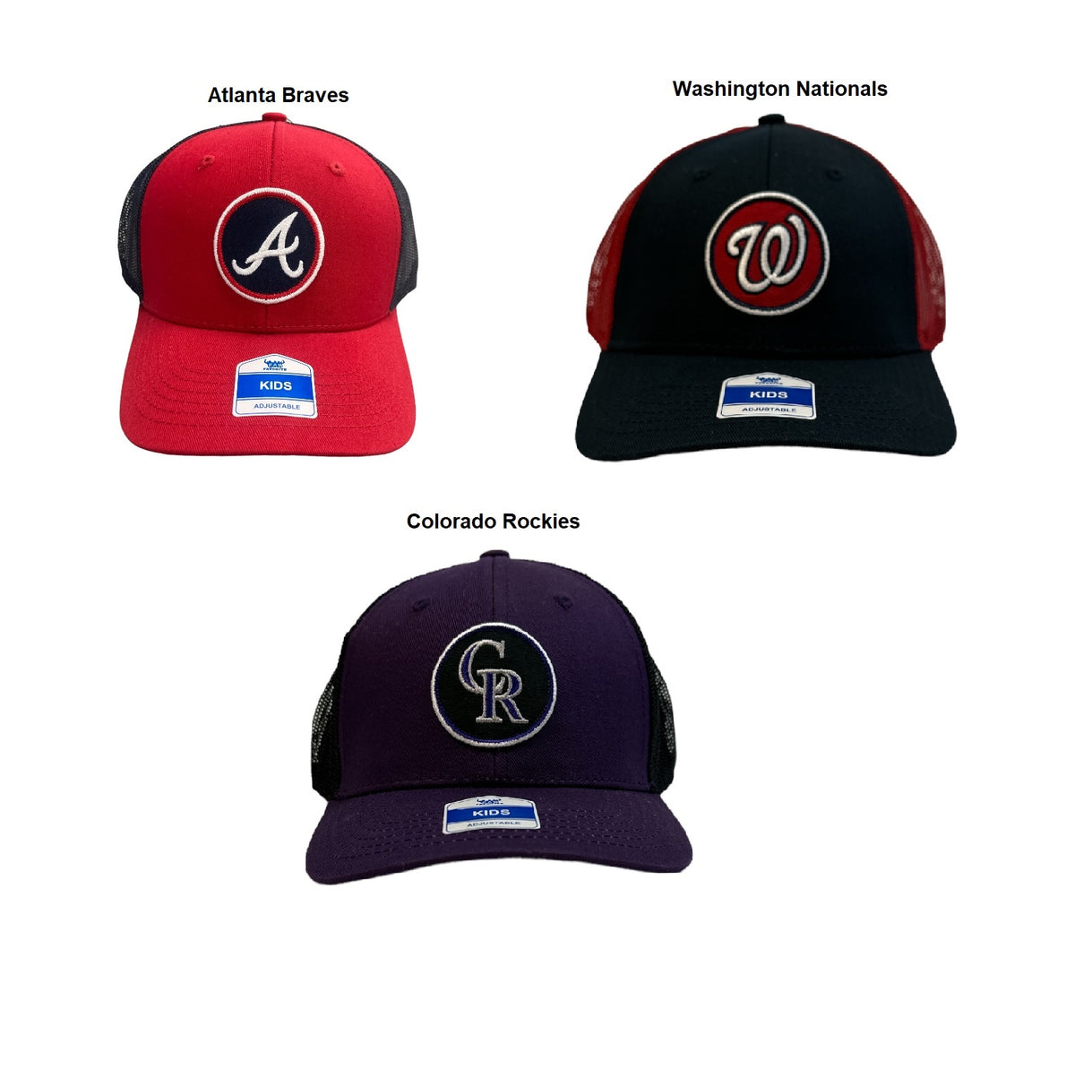 Genuine Merchandise Fan Favorite Kid's Atlanta Braves Logo Truck Hat ...
