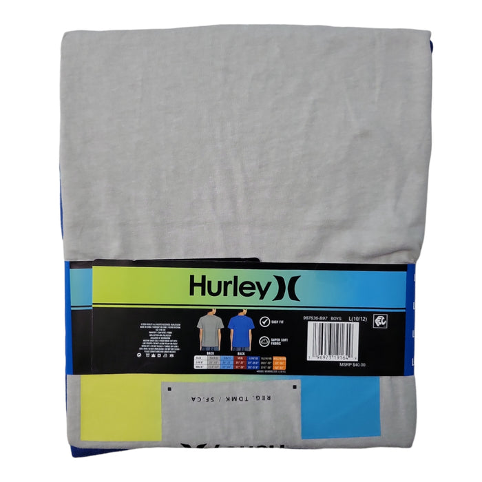 Hurley Youth Boy's 2 Pack Short Sleeve Easy Fit Graphic Tee