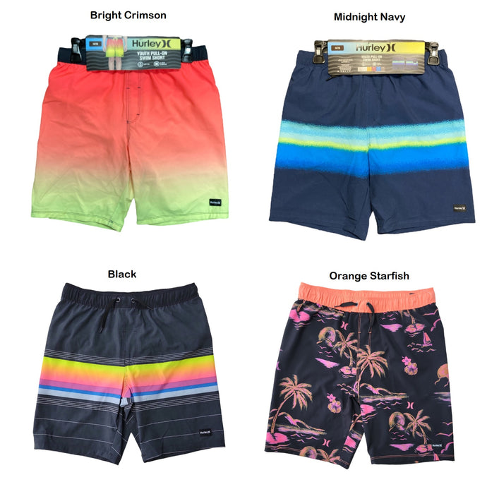 Hurley Boy's UPF50+ Drawstring Waist Pull On Swim Short