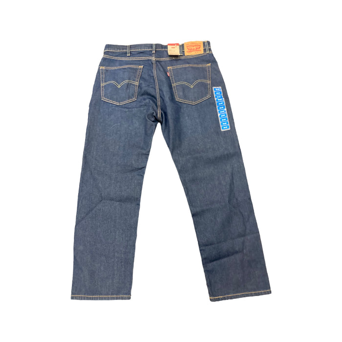 Levi Strauss Men's 505 Regular Straight Leg Denim Stretch Jeans