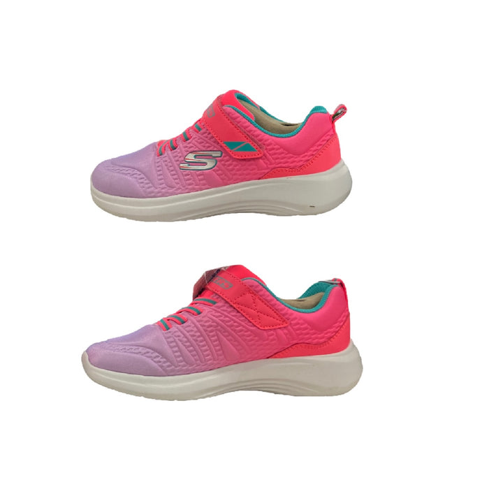 Skechers Girl's Lace Up with Adjustable Strap Sweet Slip On Sneaker