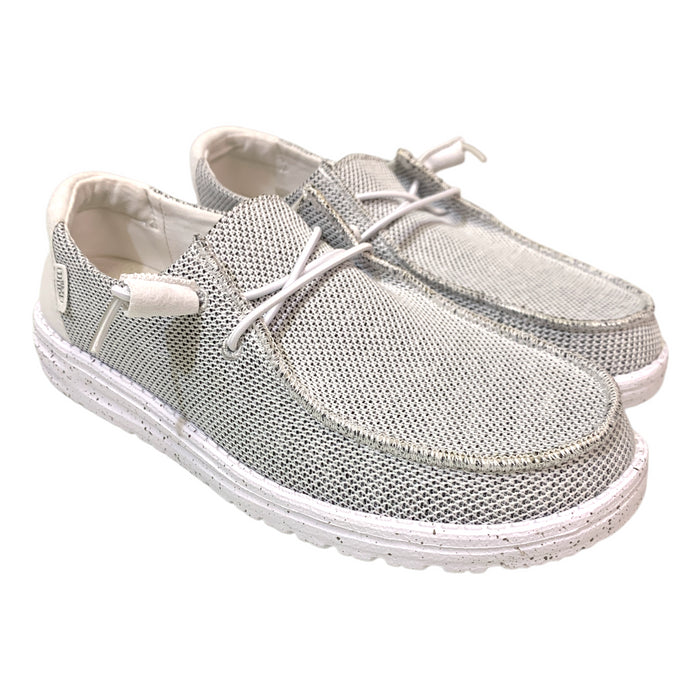 Hey Dude Women's Wendy Sox Woven Knit Ultralight Italian-Style Slip-On Shoes