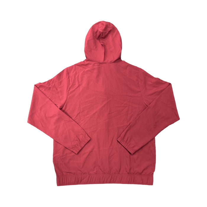 Reebok Men's Full Zip Color Block Drawcord Adjustable Hood Training Woven Jacket