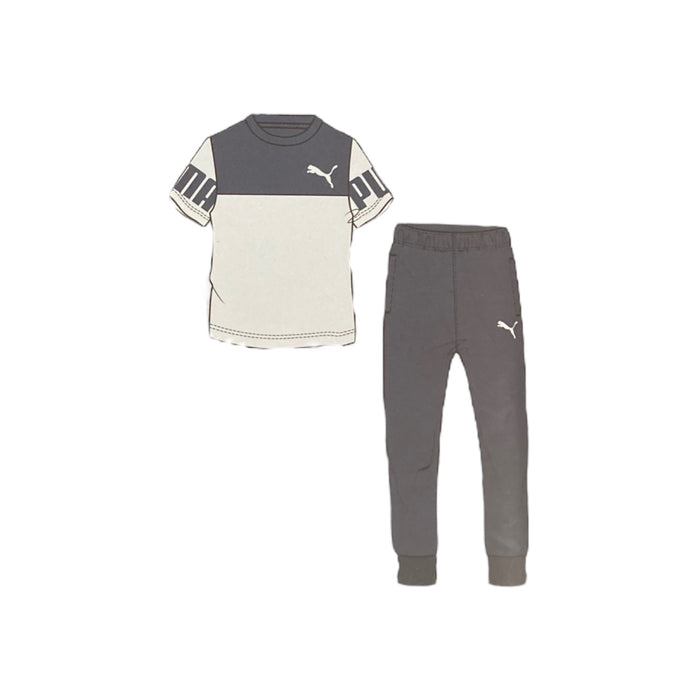 Puma Boy's All Day Comfort 2 Piece Tee and Jogger Set