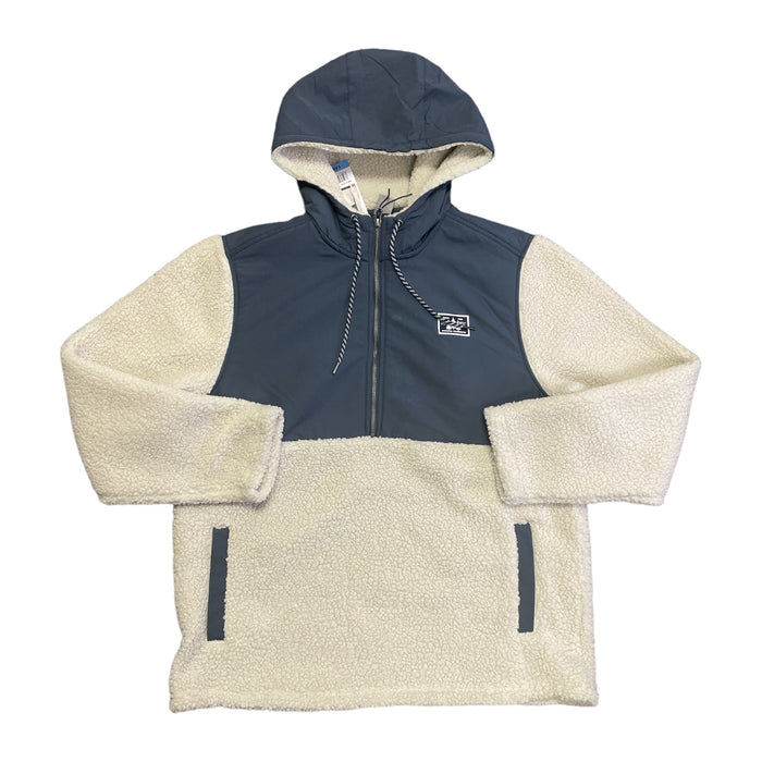 Hurley Men's Long Sleeve Half Zip Sherpa Anorak Hoodie