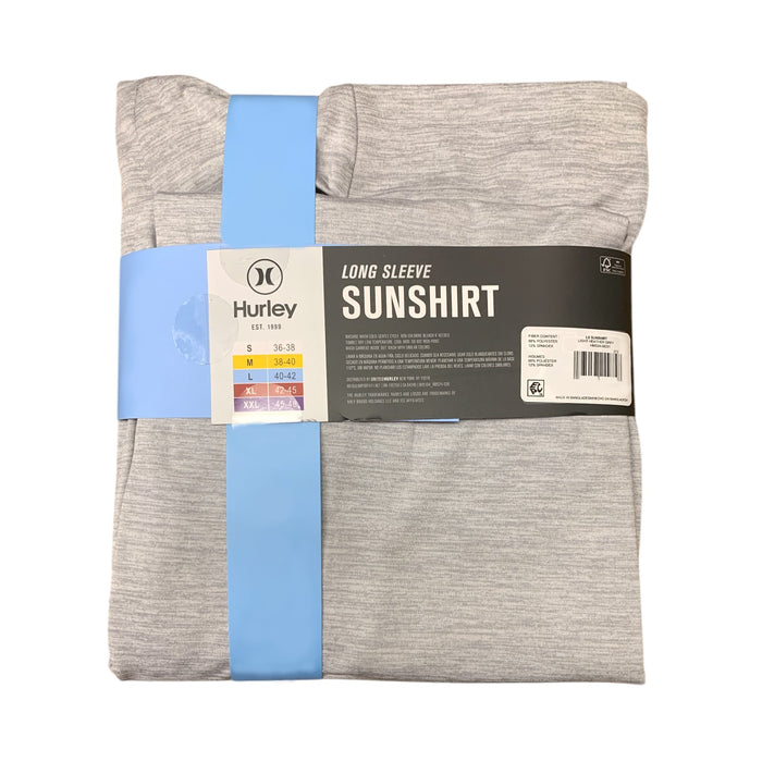 Hurley Men's Long Sleeve Sunny Side Hybrid Stretch UPF Tagless Sunshirt