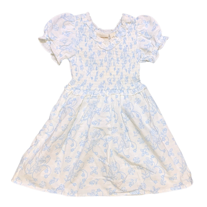 Scotch & Soda Girls Woven Dress, Classic Fit with Elastic Waistband