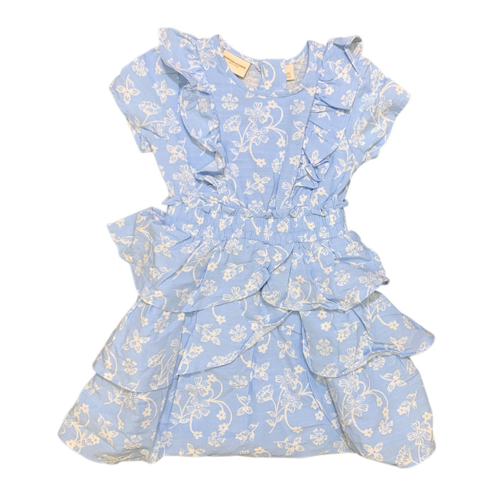 Scotch & Soda Girls Woven Dress, Classic Fit with Elastic Waistband