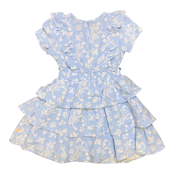 Scotch & Soda Girls Woven Dress, Classic Fit with Elastic Waistband