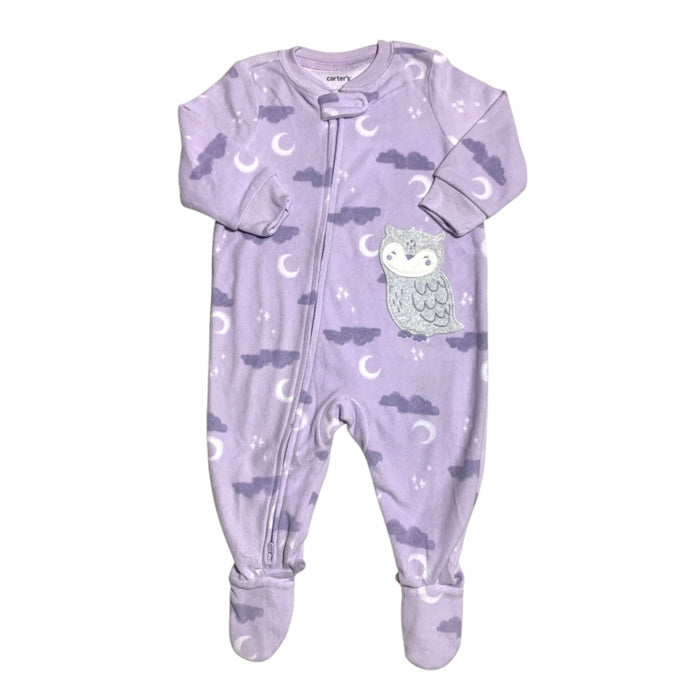 Carter's Girls Soft & Warm Polyester Fleece Footie Pajama