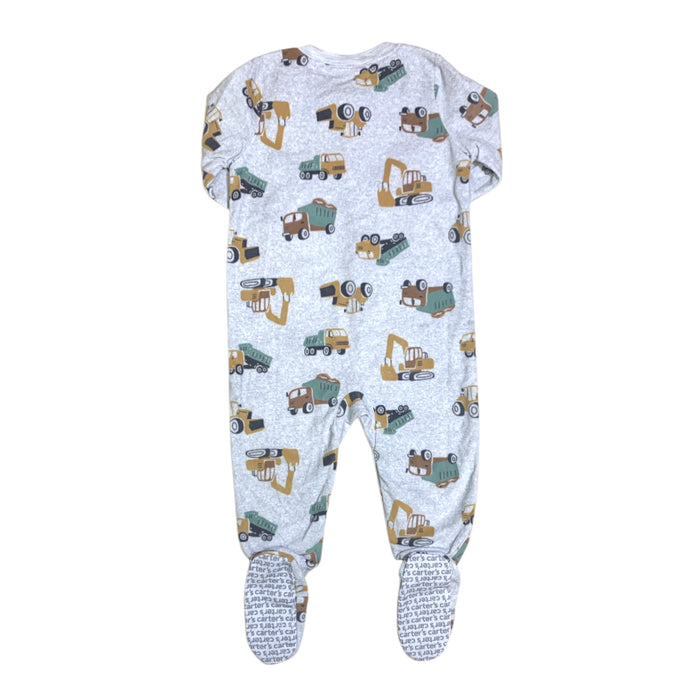 Carter's Baby and Toddler Boys Fleece Footie Pajama, Full Zip, Polyester