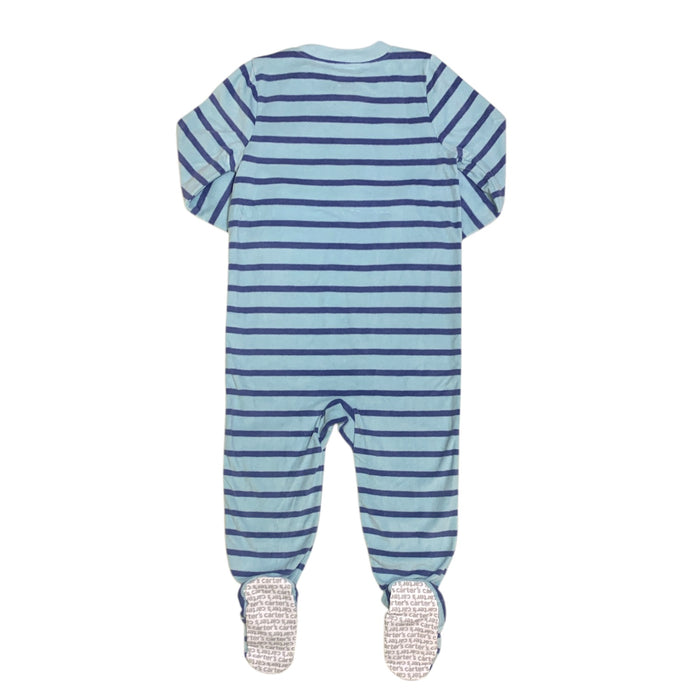 Carter's Baby and Toddler Boys Fleece Footie Pajama, Full Zip, Polyester