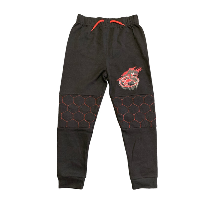 Marvel Boy's Spiderverse Full Zip Long Sleeve Active Hoodie and Pant Set