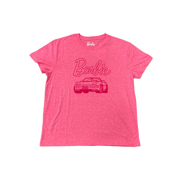 Barbie Women's Classic Convertible Short Sleeve Graphic Tee Shirt