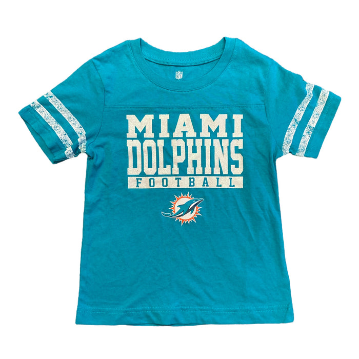 NFL Team Apparel Youth Girls Short Sleeve Graphic T-Shirt