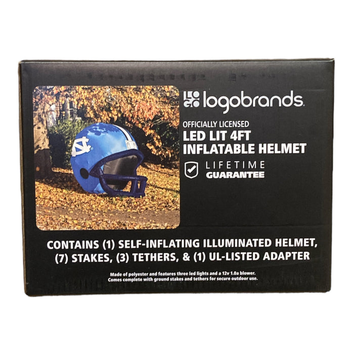 Logo Brands Officially Licensed NCAA 4' Inflatable Team Helmet (North Carolina)