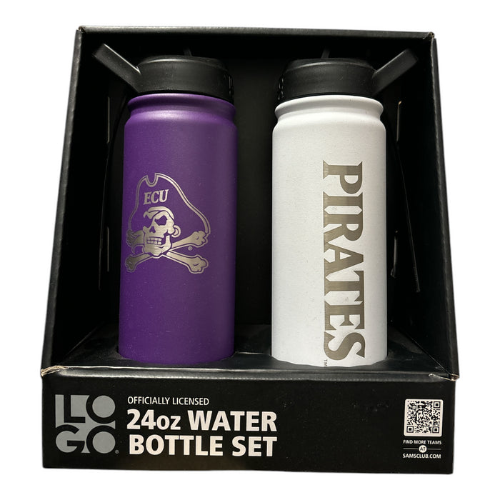 Logo Brands Officially Licensed NCAA 24 oz. Water Bottle Set