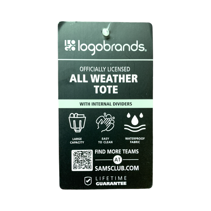 Logo Brands Officially Licensed All Weather Tote with Dividers, Assorted Teams