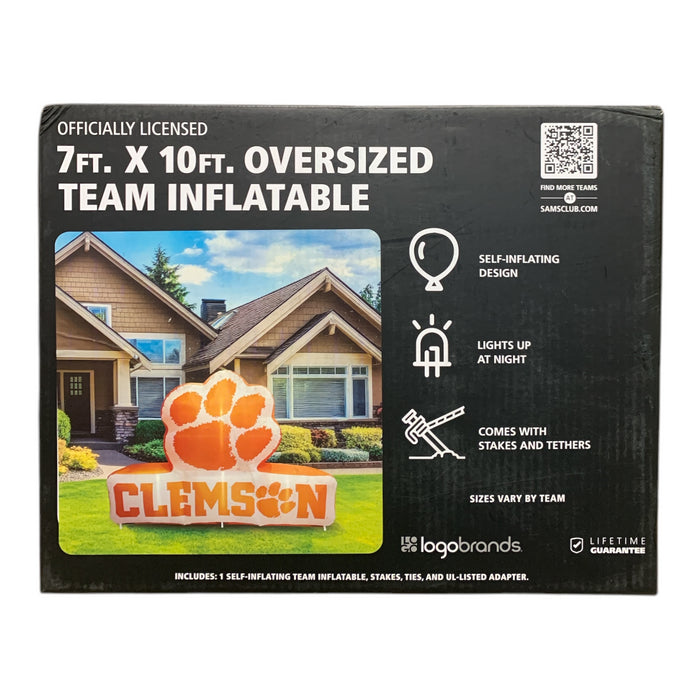 Logo Brands Officially Licensed NCAA 7'x10' Oversized Team Logo Inflatable