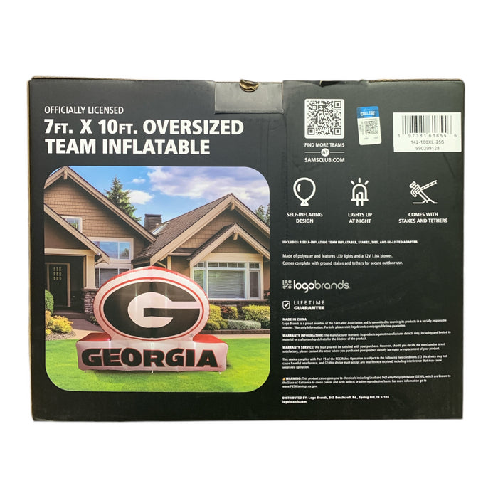 Logo Brands Officially Licensed NCAA 7'x10' Oversized Team Logo Inflatable