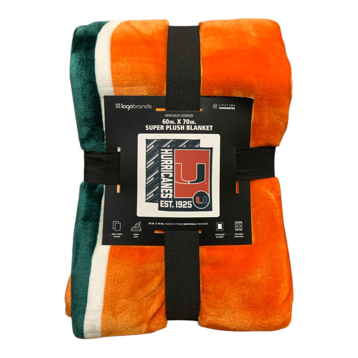 Logo Brands NCAA Officially Licensed 60in. x 70in. Super Plush Blanket