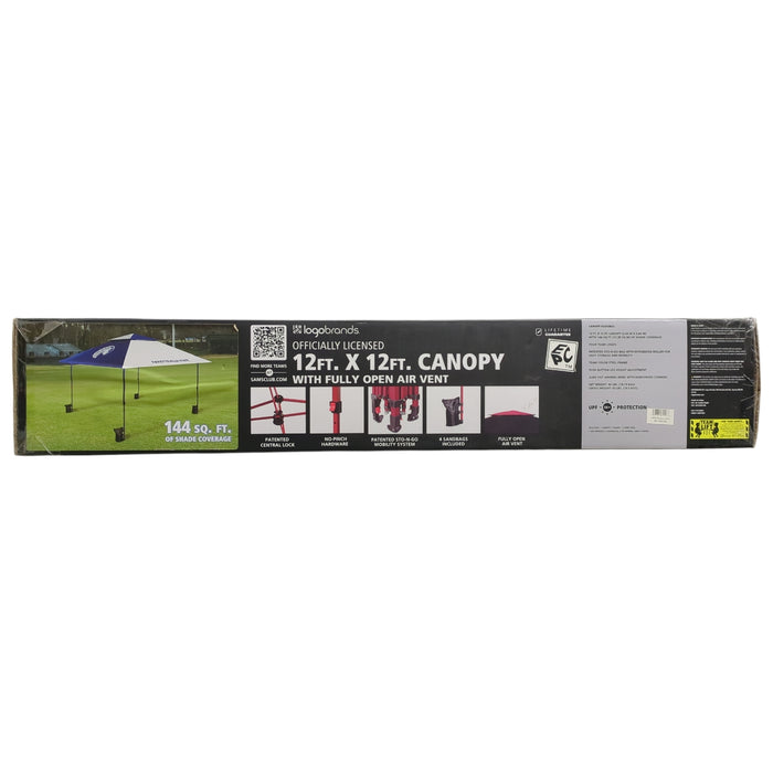 Logo Brands Officially Licensed NCAA 12' x 12' Canopy with Fully Open Air Vent