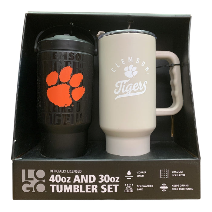 Logo Brands NCAA Officially Licensed 40 oz. and 30 oz. Tumbler Set