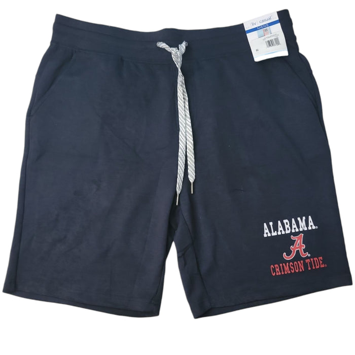 Liv Casual Men's Soft Comfortable Drawstring NCAA Logo Shorts