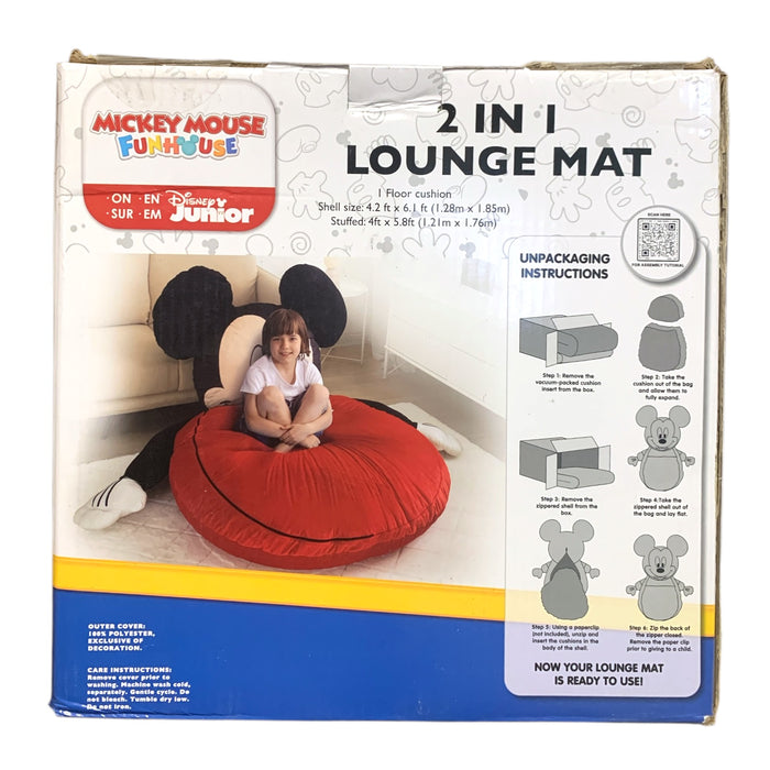 Licensed Character Kids Oversized 2 in 1 Lounge Mat, 4 ft. by 5.8 ft.