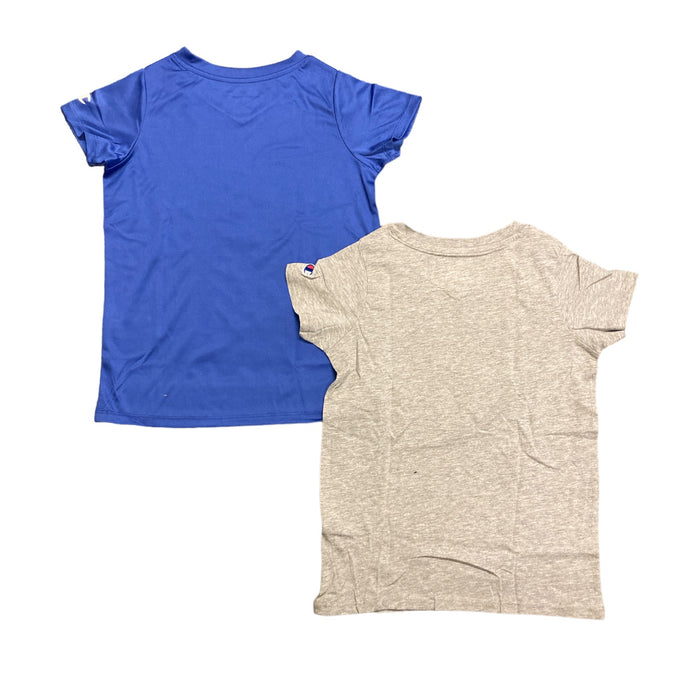 Champion Youth Girl's 2 Pack Short Sleeve Team Logo T Shirt