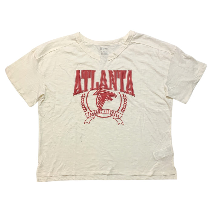 NFL Women's Crew Neckline Puff Graphic Print Short Sleeve Tee