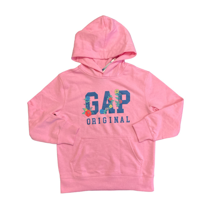 GAP Kids Girl's Soft Long Sleeve Pullover Hooded Sweatshirt