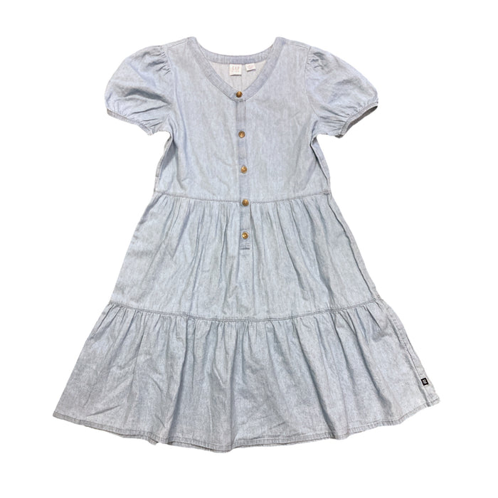 GAP Kids Girl's Spring Short Sleeve Breathable Lightweight Dress