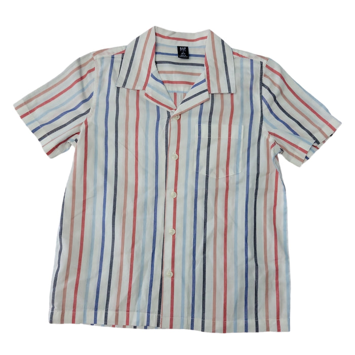 GAP Kid Infant Toddler Youth Boys Short Sleeve Button Down Collared Cabana Shirt