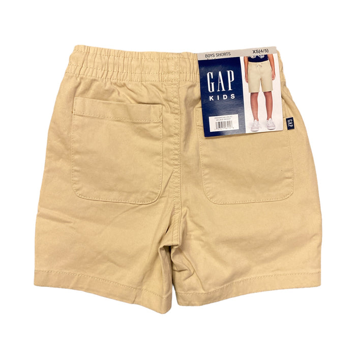 Gap Kids Boys Pull On Elastic Waistband Front & Back Pockets Stretch Soft Twill Shorts