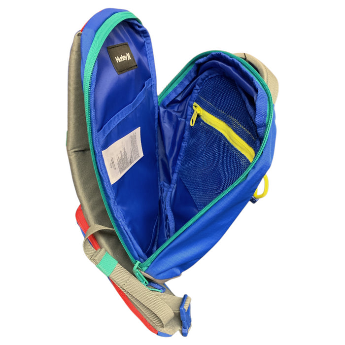 Hurley Adult Crossbody Terrain Sling Bag, Water Resistant 13"H x 7.25"W x 4.75"D