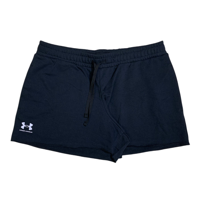 Under Armour Womens UA Rival Terry Short with Drawstring and Side Pockets